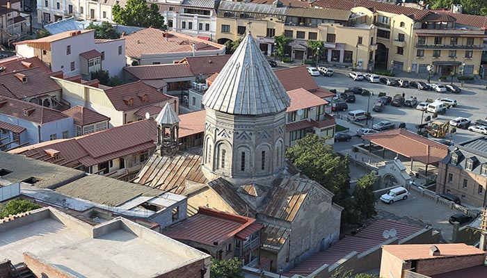 راه های دسترسی به کلیسای سنت جرج گرجستان